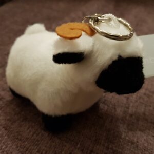 Black & White Keyring