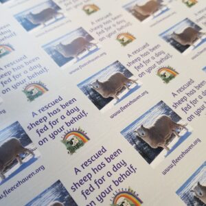 Feed-a-sheep stickers